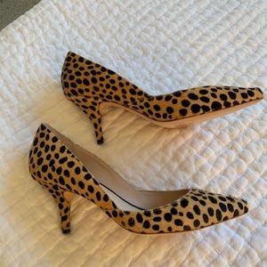 Never Worn Loeffler Randall Kitten Hells-Cheetah